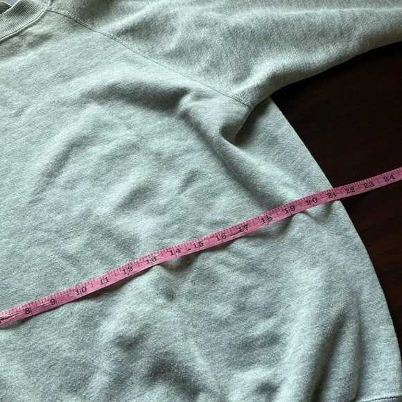 Hanes Light Gray Crewneck Men's Sweater - Picture 3 of 4